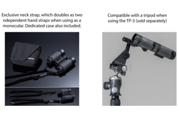 Image of Pentax VD 4 X 20mm WP Detachable Binoculars/Telescope, Gray/Black, Medium, 63600