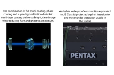 Image of Pentax VD 4 X 20mm WP Detachable Binoculars/Telescope, Gray/Black, Medium, 63600