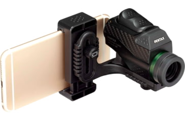 Image of Pentax VM 6 X 21mm WP Premium Monocular Kit w/Smartphone and Micro Adapters, Black, Medium, 63621