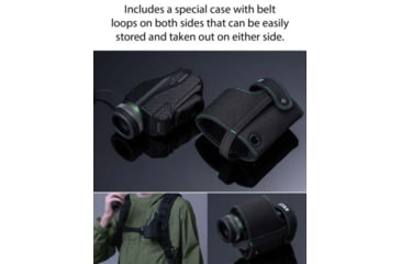 Image of Pentax VM 6 X 21mm WP Premium Monocular Kit w/Smartphone and Micro Adapters, Black, Medium, 63621