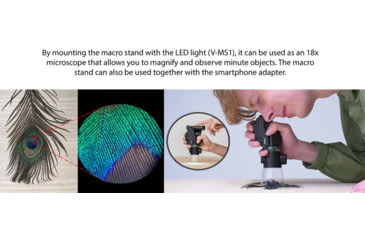 Image of Pentax VM 6 X 21mm WP Premium Monocular Kit w/Smartphone and Micro Adapters, Black, Medium, 63621