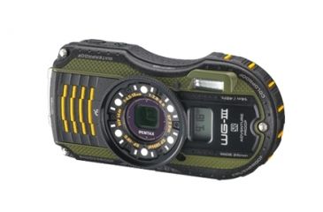 Image of Pentax WG-3 GPS Compact Camera Kit Green 12662