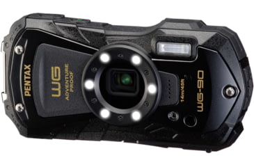 Image of Pentax WG-90 Camera, Black, Compact, 01236