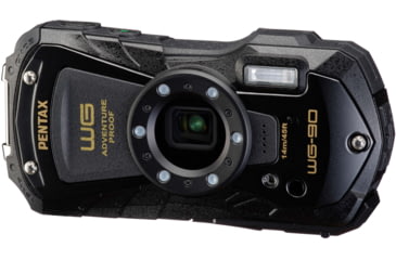 Image of Pentax WG-90 Camera, Black, Compact, 01236