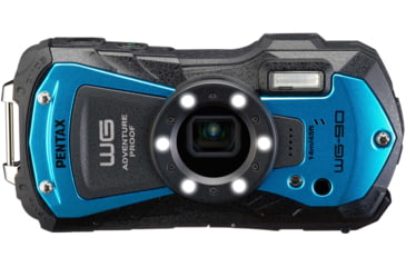 Image of Pentax WG-90 Camera, Blue, Compact, 02145