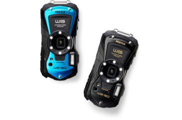 Image of Pentax WG-90 Camera, Blue, Compact, 02145