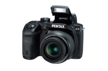 Image of Pentax X-5 Black Camera with 26X Super Telephoto Zoom Lens 12761