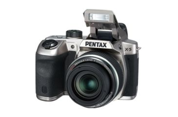 Image of Pentax X-5 Silver Camera with 26X Super Telephoto Zoom Lens 12772