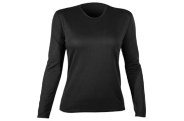 Image of Hot Chillys Womens Pepper Bi-Ply CREWNECK, Black, XL, PB3070-Black-XL