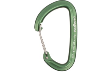 Image of Peregrine Hammock Clip Carabiner, Green, AC-747SW-8 DarkGeen