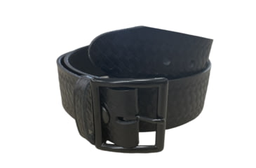 Image of Perfect Fit 1.5in Garrison Belt, Basket Weave, Brack Buckle, Black, 28, 5000-BW-BK-28