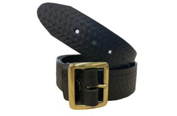 Image of Perfect Fit 1.5in Garrison Belt, Basket Weave, Brass Buckle, Black, 28, 5000-BW-BR-28