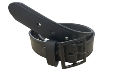 Image of Perfect Fit 1.5in Garrison Belt, Plain, Black Buckle, Black, 28, 5000-BK-28