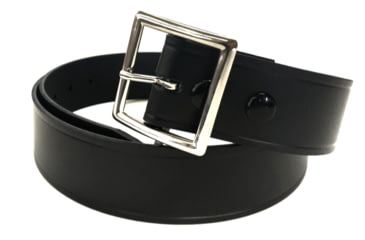 Image of Perfect Fit 1.5in Garrison Belt, Plain, Chrome Buckle, Black, 30, 5000-CH-30