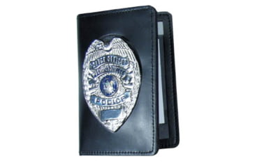 Image of Duty Leather Book Style Case w/ Double ID &amp; Outside Mount - 3.00''x4.50''