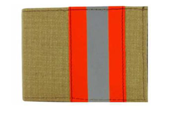 Image of Firefighter Gold Matrix Bifold CC Wallet - 3.50''x4.50''