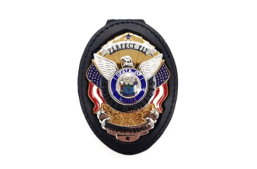 Image of Recessed Belt Clip Badge Holder w/ Pocket &amp; Neck Chain