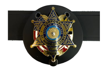 Image of Universal Round Badge Clip w/ Snap &amp; Chain