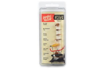 Image of Perfect Hatch Grab N Go Basic Trout Fly Assortment, 8pk, PH-FLYAST-48P
