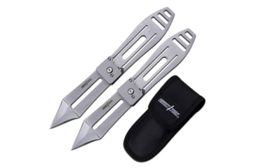 Image of Perfect Point 2 Spear Point Throwing Knives Set, 3Cr13 Stainless Steel Stainless Steel, Satin, PP-129-2