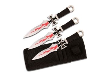 Image of Perfect Point Tactical, 7in, Stainless Steel Blade, Black Cord Wrapped Handle PP-020-3