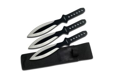 Image of Perfect Point Tactical, 9in, Stainless Steel Blade, Black Stainless Steel Handle PP-114-3SB