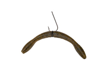 Image of Perfection Lures Dudleys 13-Piece Pre-Rigged Wacky Worm Kit, Green Pumpkin Violet, DDWACKYKIT