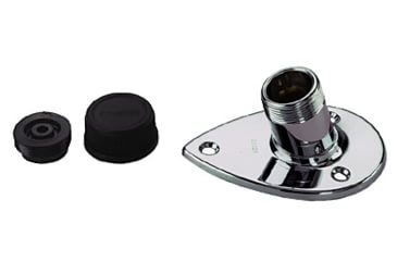 Image of Perko All-Round Pole Light &amp; Base - 24, White, 1209DP2CHR