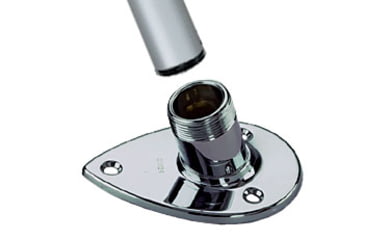 Image of Perko All-Round Pole Light &amp; Base - 24, White, 1209DP2CHR