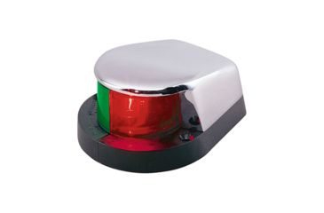 Image of Perko 12V Bi-Color Bow Light Black Base Chrome Plated Top, MADE IN THE USA, 1310DP0CHR