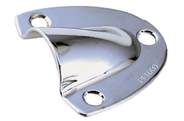 Image of Perko Clam Shell Ventilator Stainless Steel 1 5/8in x 1 1/2, 0315DP1STS
