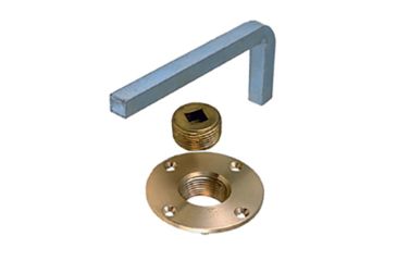 Image of Perko Drain Plus w/Steel Wrench Garboard, 0124000PLB