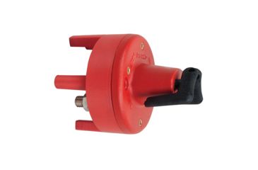 Image of Perko Dual Battery Switch w/Mounting Ring &amp; Legs - Bulkhead Mount 69972