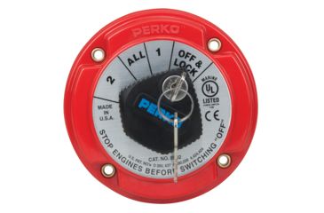 Image of Perko Duty Battery Selector Switch w/Key Lock Medium 73252