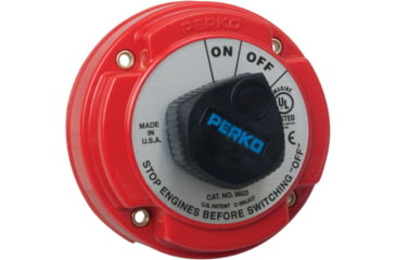 Image of Perko Duty Main Battery Disconnect Switch With Alternator Field Disconnect, Medium, 9603DP