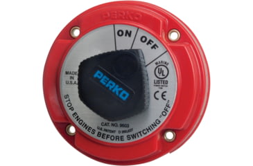 Image of Perko Duty Main Battery Disconnect Switch With Alternator Field Disconnect, Medium, 9603DP