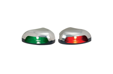 Image of Perko Horizontal Mount Side Lights, Stainless Steel, Pair, Red/Green, 0626DP0STS