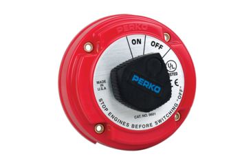 Image of Perko Medium Duty Battery Disconnect Shut Off/On - 250 Amp Continuous, 12-32VDC 42029