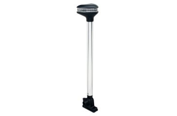 Image of Perko Stealth Series L.E.D. Fold Down White All-Round Light w/ Vertical Mount, 13-3/8in, 1639DP0CHR
