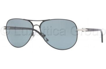 Image of Persol GIU PO2393S Progressive Prescription Sunglasses PO2393S-968-4N-5713 - Lens Diameter: 57 mm, Frame Color: Matte Black