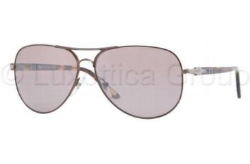 Image of Persol GIU PO2393S Progressive Prescription Sunglasses PO2393S-996-4P-5713 - Lens Diameter: 57 mm, Frame Color: Matte Brown