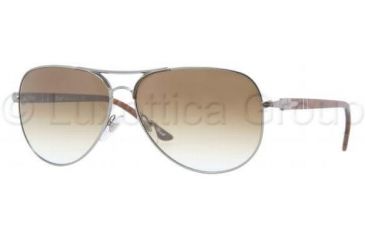 Image of Persol GIU PO2393S Progressive Prescription Sunglasses PO2393S-997-51-5713 - Frame Color: Gunmetal, Lens Diameter: 57 mm