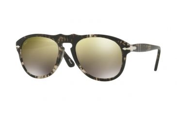Image of Persol PO0649 Prescription Sunglasses PO0649-1063O3-54 - Lens Diameter 54 mm, Frame Color Spotted Grey Black