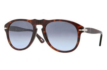 Image of Persol PO0649 Prescription Sunglasses PO0649-24-86-52 - Lens Diameter 52 mm, Frame Color Havana