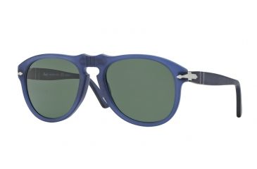 Image of Persol PO0649 Prescription Sunglasses PO0649-902058-52 - Lens Diameter 52 mm, Frame Color Cobalto