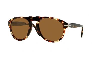 Image of Persol PO0649 Prescription Sunglasses PO0649-985-57-54 - Lens Diameter 54 mm, Frame Color Tabacco Virginia