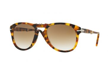 Image of Persol PO0714 Progressive Prescription Sunglasses PO0714-105251-52 - Lens Diameter 52 mm, Frame Color Madreterra