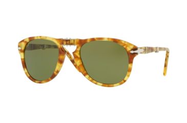 Image of Persol PO0714 Progressive Prescription Sunglasses PO0714-10614E-54 - Lens Diameter 54 mm, Frame Color Tortoise/Yellow