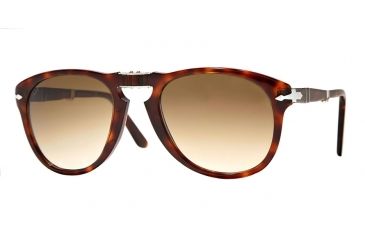 Image of Persol PO0714 Progressive Prescription Sunglasses PO0714-24-51-52 - Lens Diameter 52 mm, Frame Color Havana