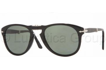 Image of Persol PO0714 Progressive Prescription Sunglasses PO0714-95-58-5221 - Lens Diameter: 52 mm, Frame Color: Black